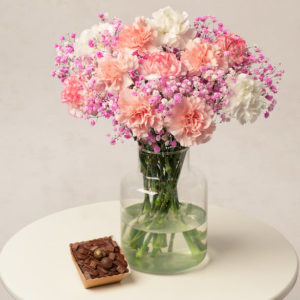 Chocolate Cake Flower Gift