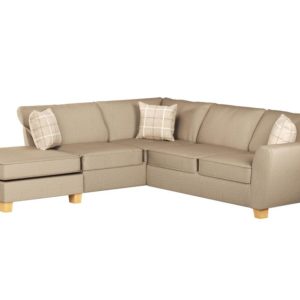 ScS Living Cream Theo Fabric 1 Corner 2 Left Hand Facing Chaise Standard Back