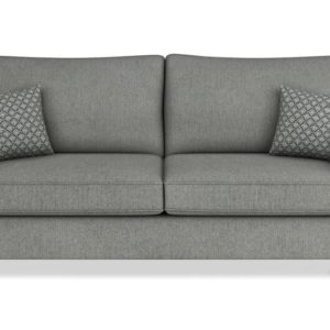 ScS Living Grey Aurora Fabric 3 Seater Sofa Standard Back | Sofa Sale