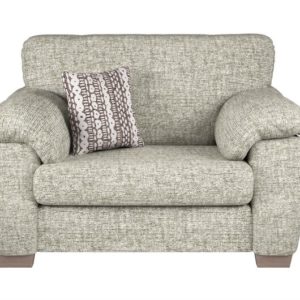 ScS Living Cream Whisper Fabric Love Chair Standard Back