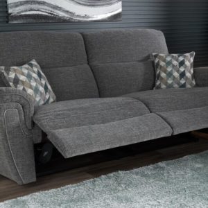 ScS Living Ashton Fabric 3 Seater Manual Recliner Sofa