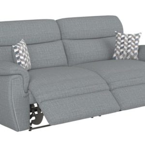 ScS Living Green Ashton Fabric 3 Seater Manual Recliner Sofa