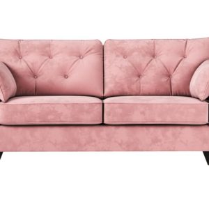 ScS Living Hoxton Pink 3 Seater Sofa | Fabric 3 Seater Sofa