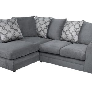 Storm Grey Corner Sofa | Fabric Corner Sofa