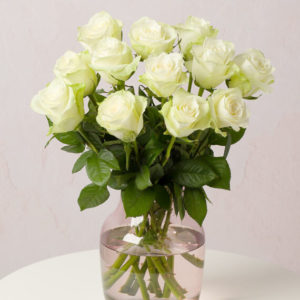 Elegant White Roses